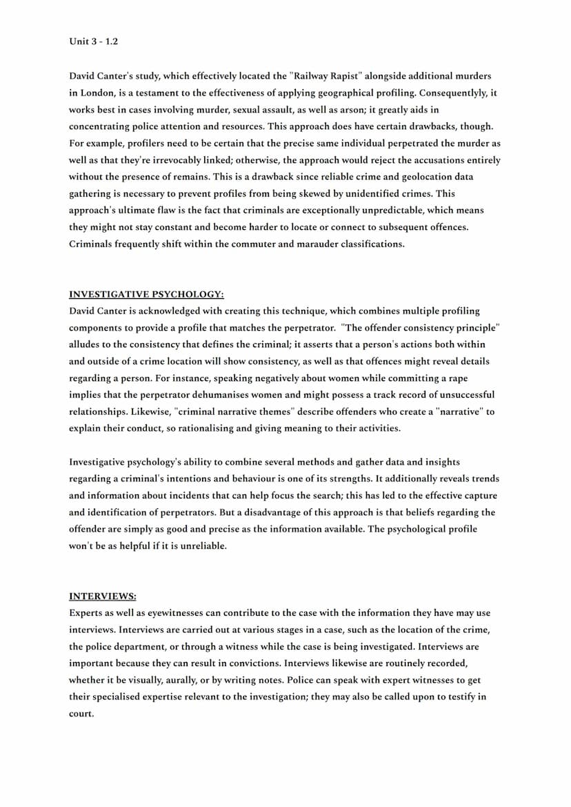 Unit 3 -1.2
FORENSIC TECHNIQUES:
Forensic methods encompass a collection of scientific approaches and procedures employed for the
collection