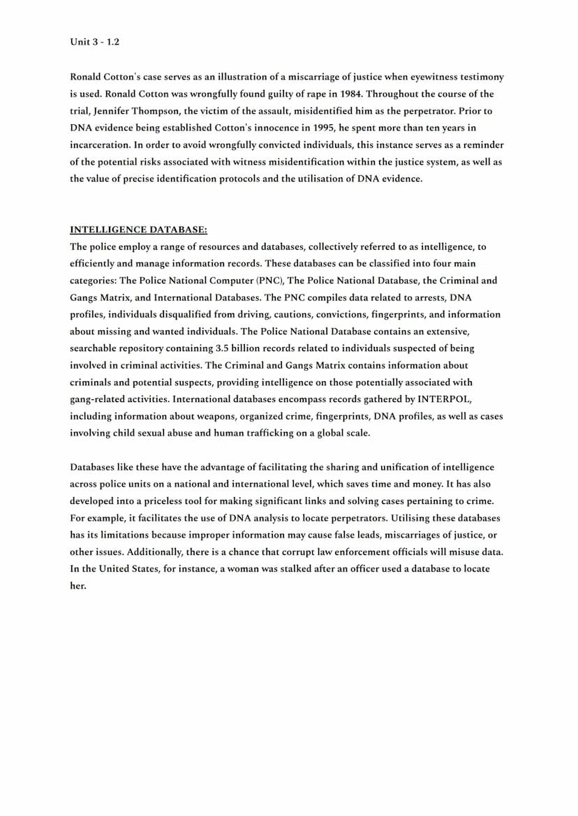Unit 3 -1.2
FORENSIC TECHNIQUES:
Forensic methods encompass a collection of scientific approaches and procedures employed for the
collection