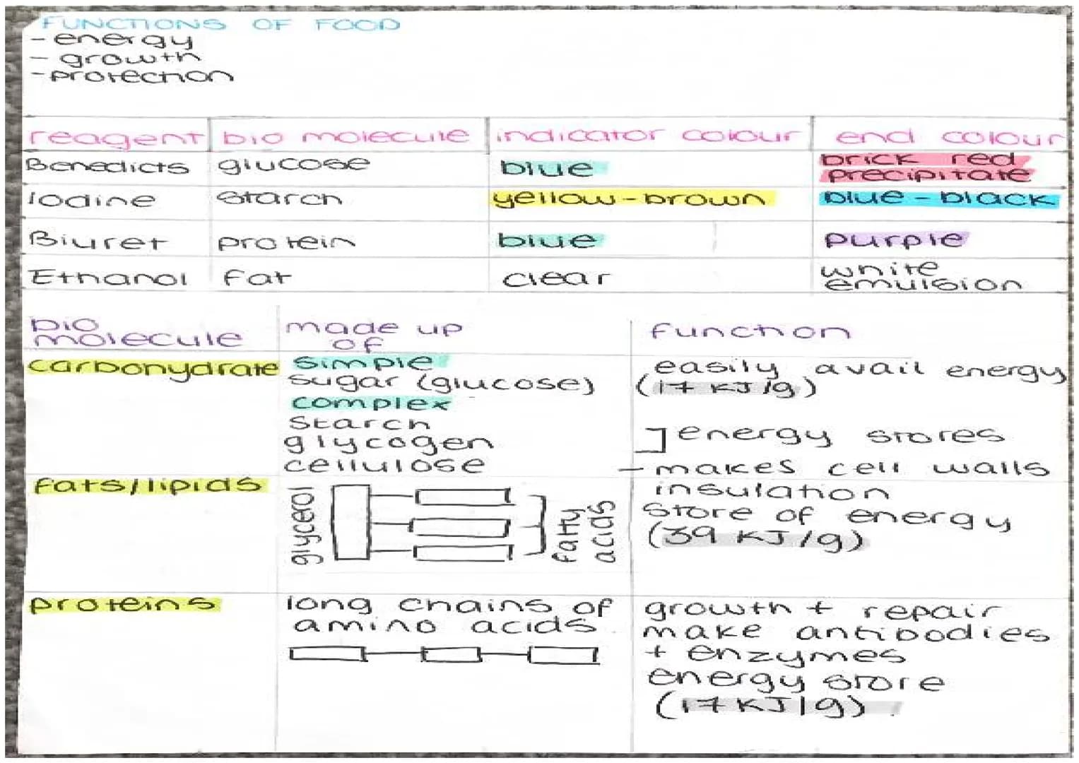 ENZYMES
-proteins
biological catalysts
-speed up
reach ons
optimum
37°C
PH
enzyme
carbonydrasel
ase
amylase
Tipase
protease
Temp
Fats
protei