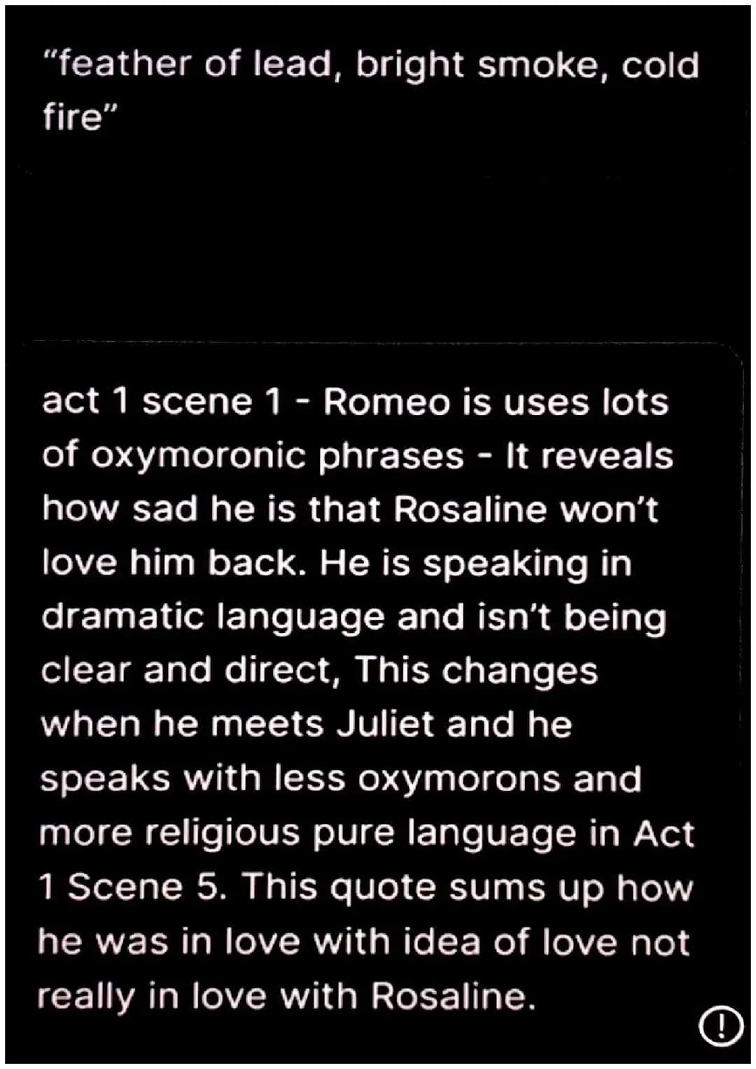 Romeo and Juliet quotes 