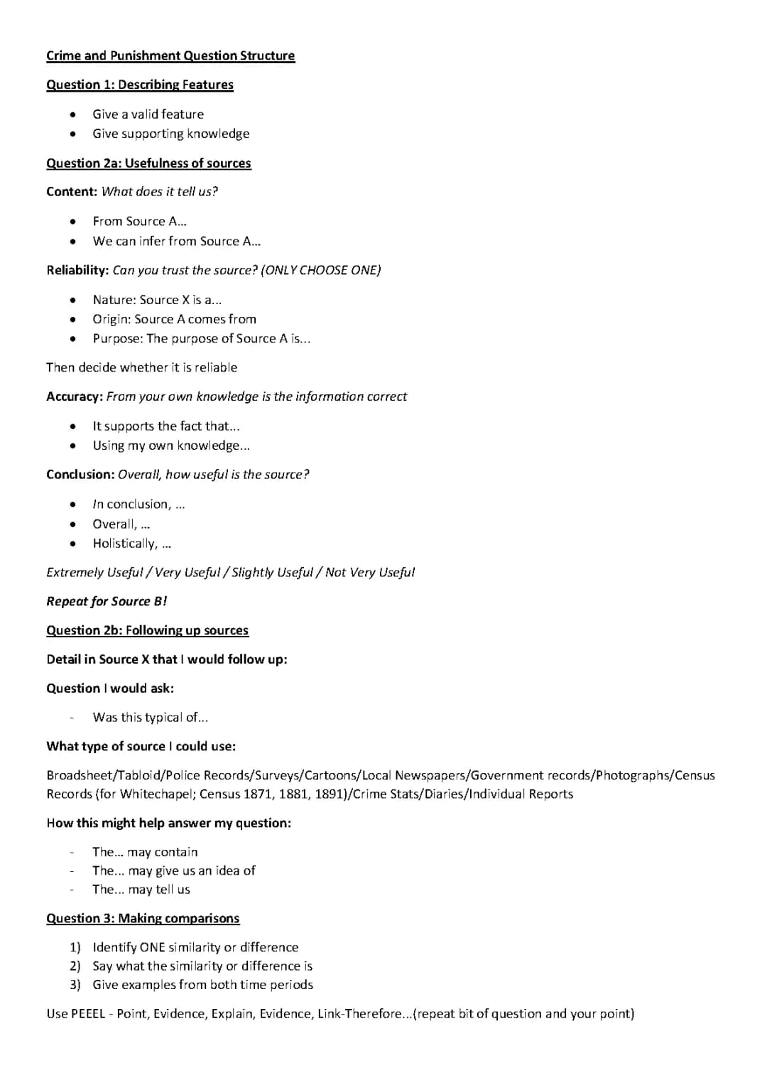 Edexcel GCSE History Crime and Punishment: Model Answers, Past Papers, and More