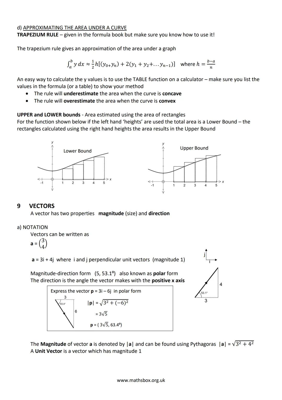 A LEVEL PURE MATHS REVISON NOTES
1 ALGEBRA AND FUNCTIONS
a) INDICES
Rules to learn :
xa xxb = xa+b
Simplify 2x(x - y)² + 3(x − y)²
= (x - y)