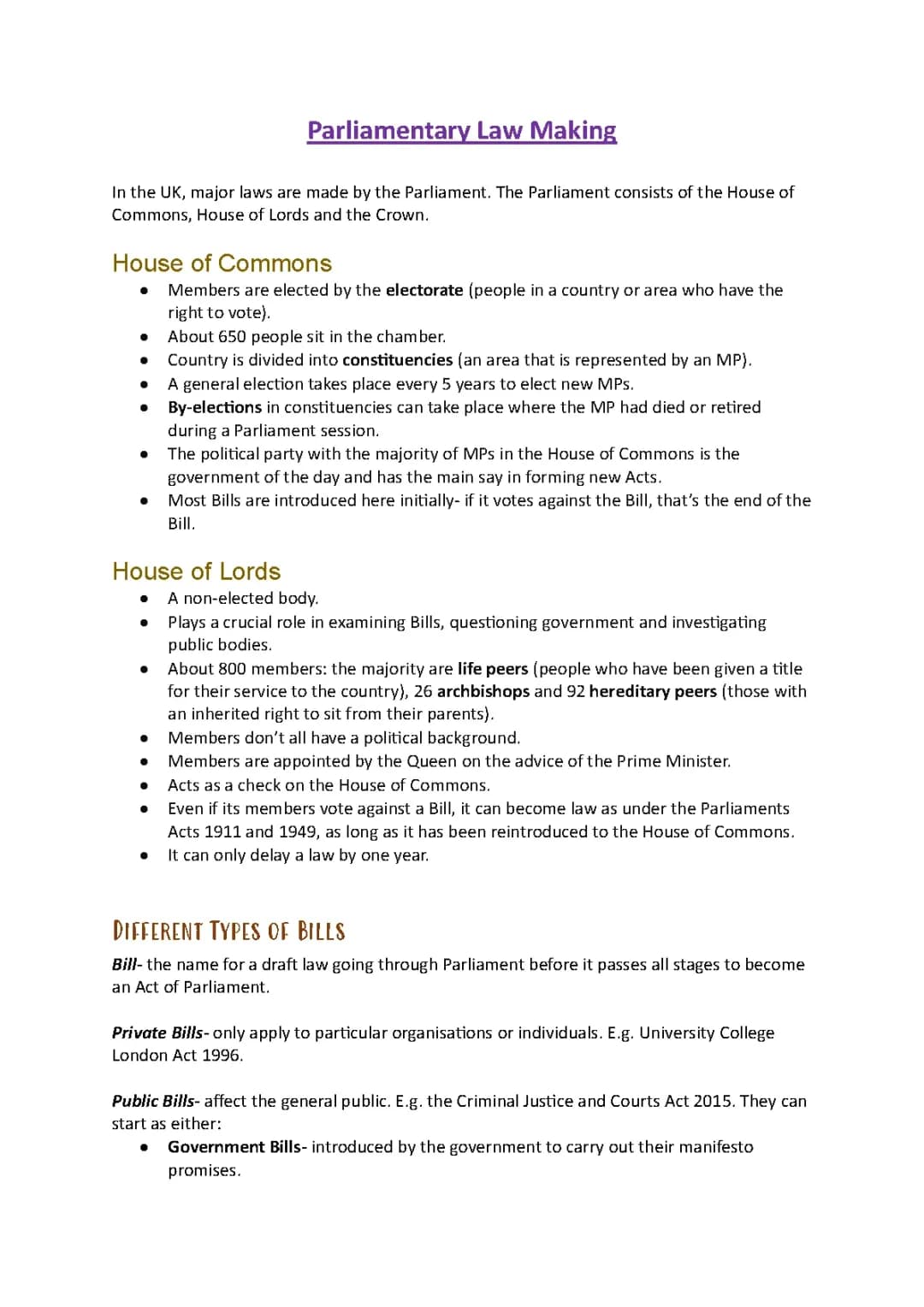 How a Bill Becomes a Law in the UK: Easy Steps for Kids