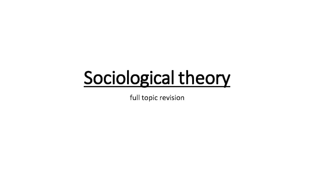 AQA A Level Sociology Revision Guide with PDF Notes and Past Papers