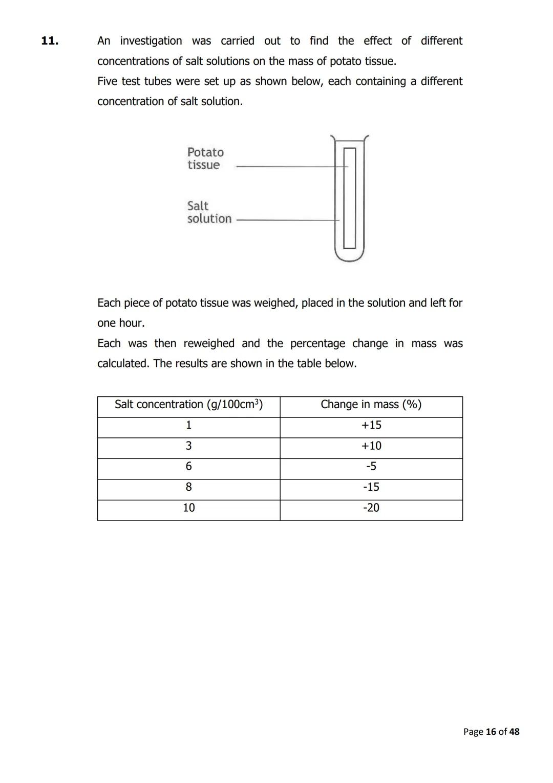 
<h2 id="cellstructure">Cell Structure</h2>
<p>The diagram below shows parts of a plant cell.</p>
<p>Which part of the cell is composed of c