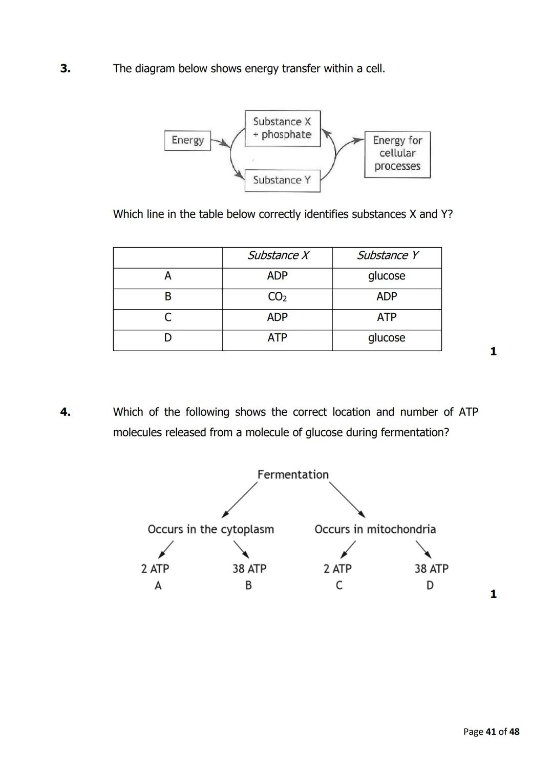 
<h2 id="cellstructure">Cell Structure</h2>
<p>The diagram below shows parts of a plant cell.</p>
<p>Which part of the cell is composed of c