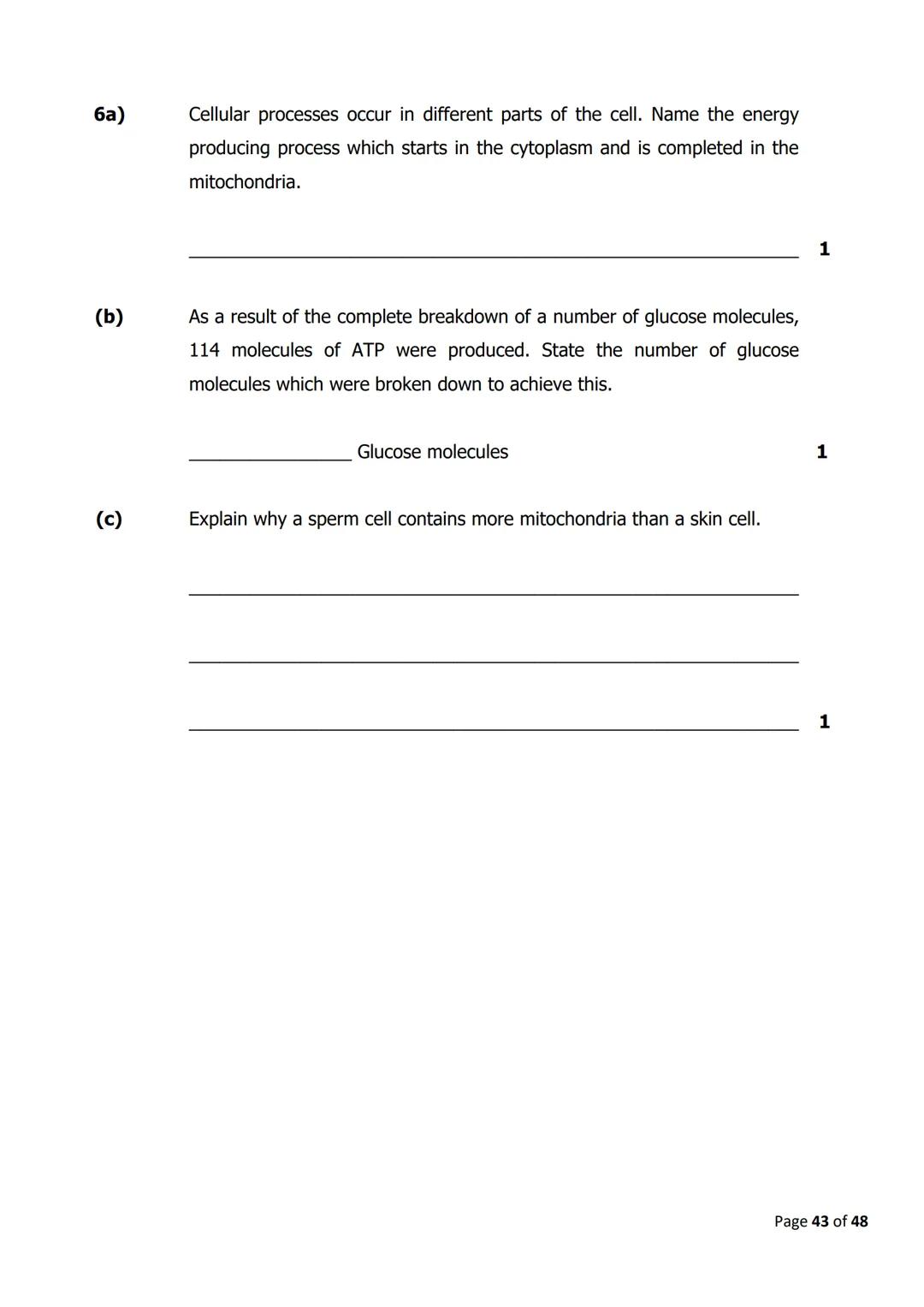 
<h2 id="cellstructure">Cell Structure</h2>
<p>The diagram below shows parts of a plant cell.</p>
<p>Which part of the cell is composed of c