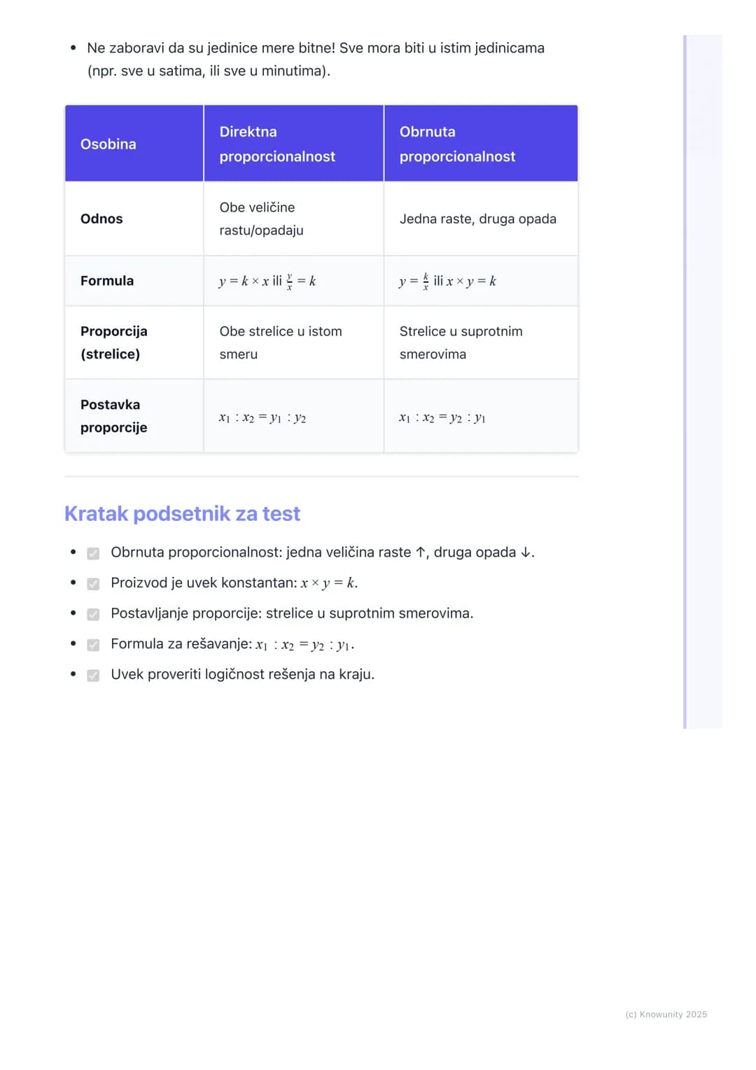 # Obrnuta proporcionalnost

## Šta je obrnuta proporcionalnost?

Obrnuta proporcionalnost opisuje odnos između dve veličine gde se
povećanje