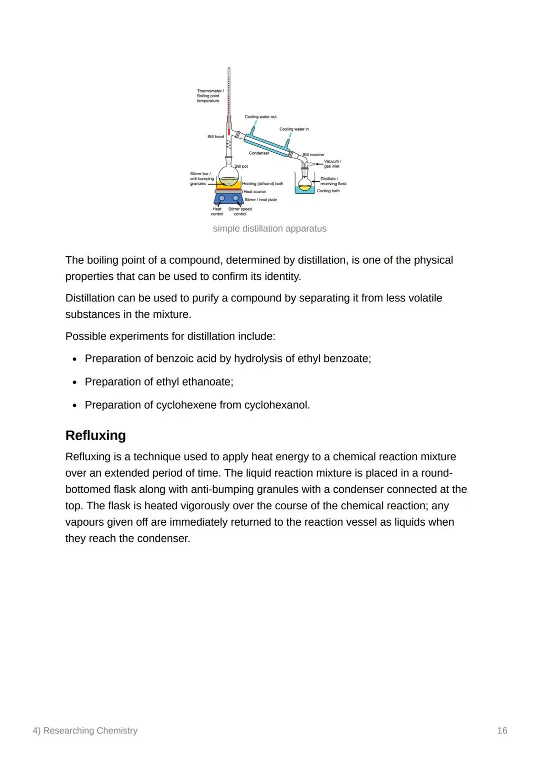 4) Researching Chemistry
Stoichiometric Calculations
Stoichiometry is the study of quantitative relationships involved in chemical
reactions