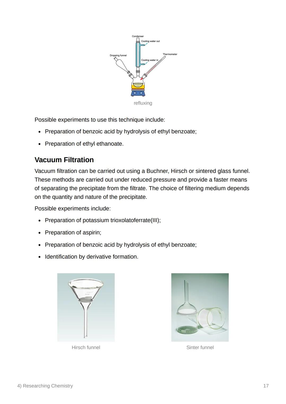 4) Researching Chemistry
Stoichiometric Calculations
Stoichiometry is the study of quantitative relationships involved in chemical
reactions