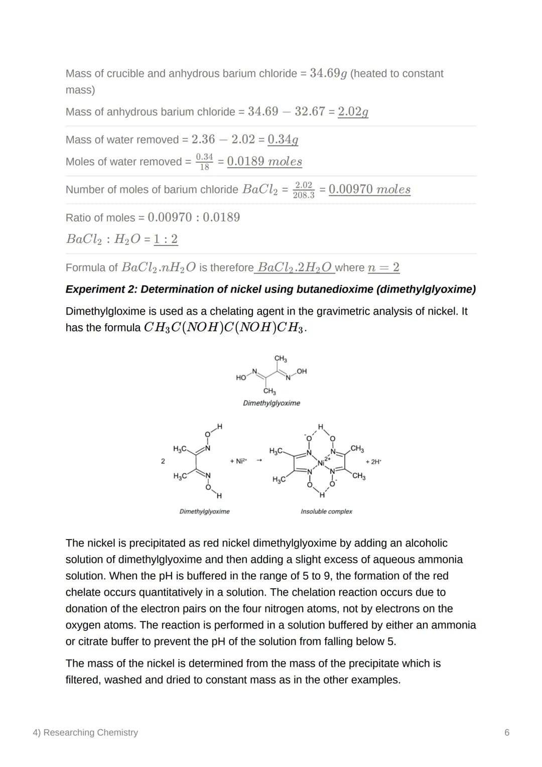 4) Researching Chemistry
Stoichiometric Calculations
Stoichiometry is the study of quantitative relationships involved in chemical
reactions