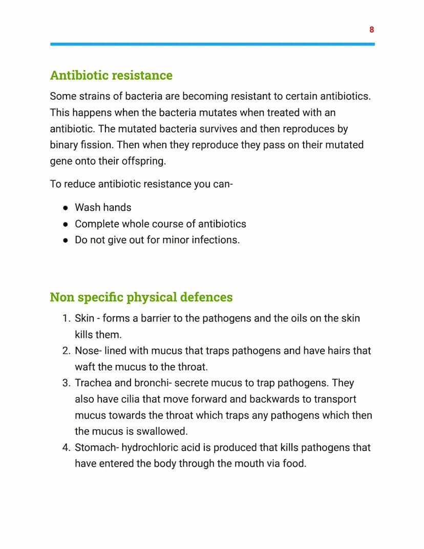III
Infection and Response
Combined science trilogy- biology topic 3
Understanding the basics!
⚫ Health is the state of physical and mental 