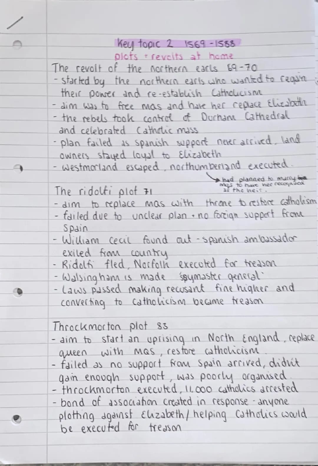 TIMELINE
key topic 1
Key topic 2
1533
Early Elizabethan England
Birth of elizabeth
1558 - Elizabeth accedes throne after sisters death.
1559