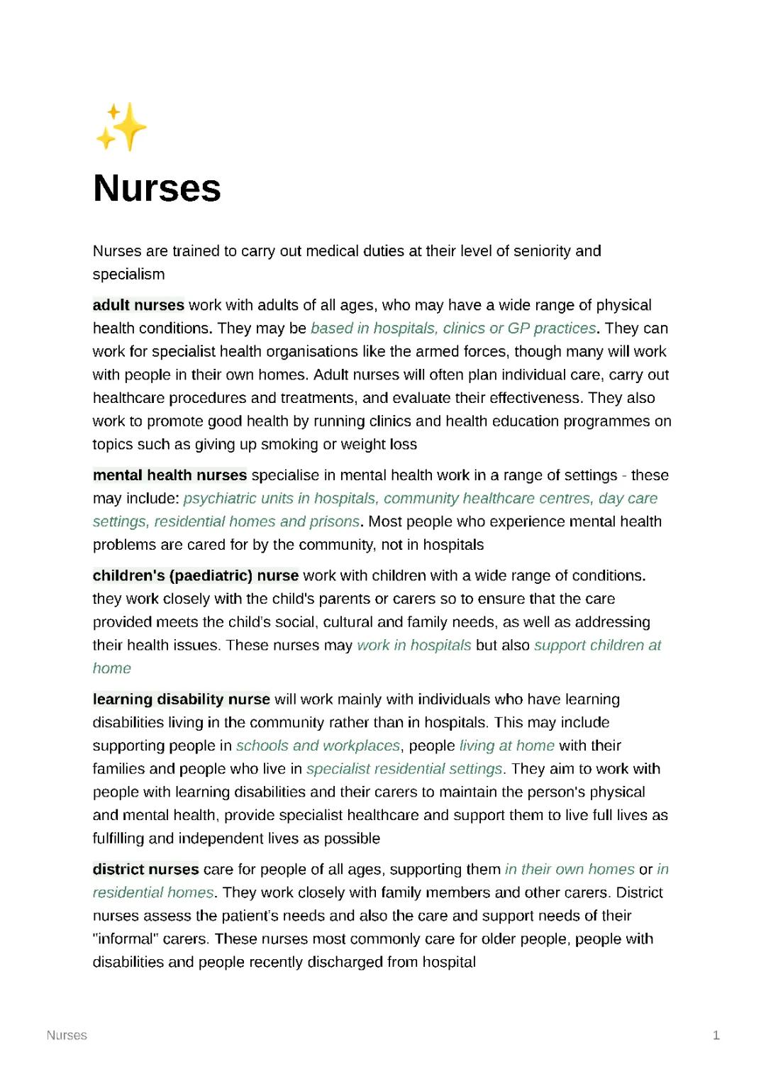 What Nurses Do in the NHS - 10 Duties and More!