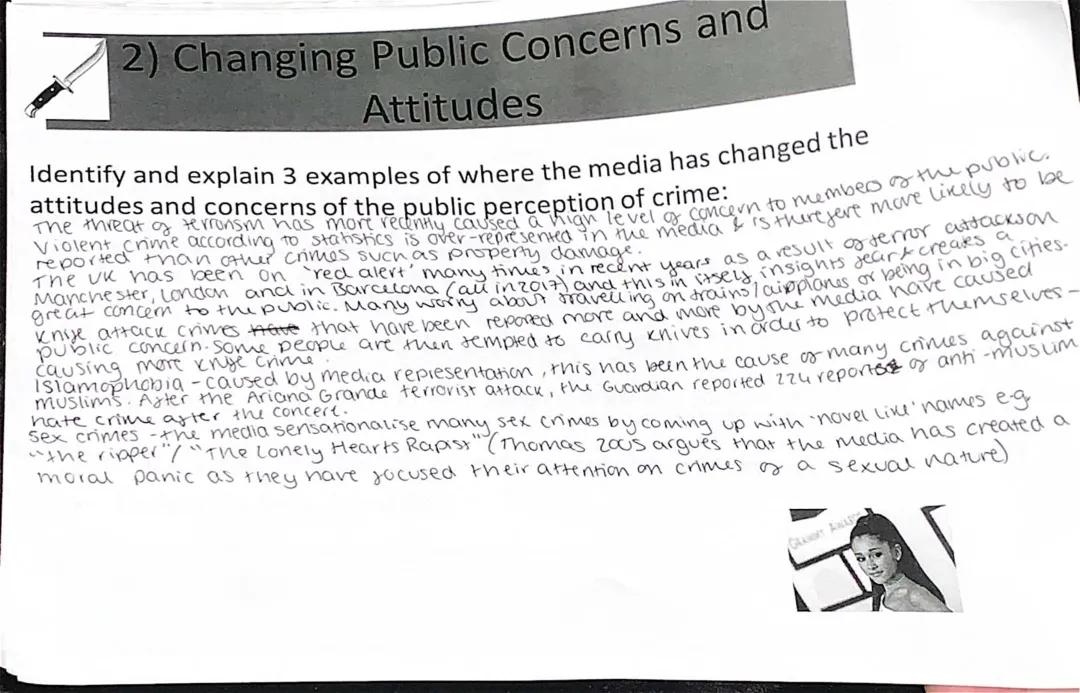 Crim - Unit 1 - AC 1.5 - changing public attitudes and concerns