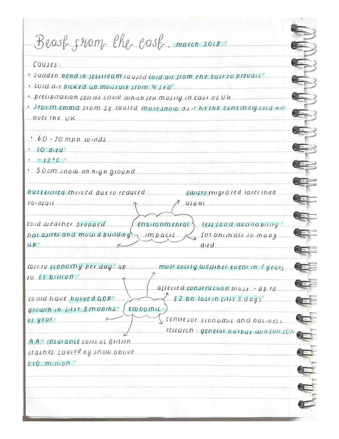 UK weather hazards
Thunderstorms
• July 2014: electrical storms following hot weather caused 2000 lightning
strikes across southern Britain 