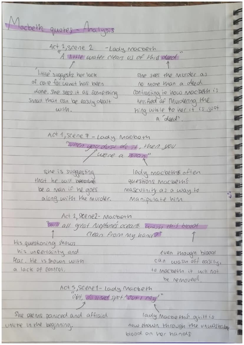 Macbeth
LadyMacbeth - manipulates
Power
power is often shown through
manipulation and control over
people
It is also shown through
leadershi