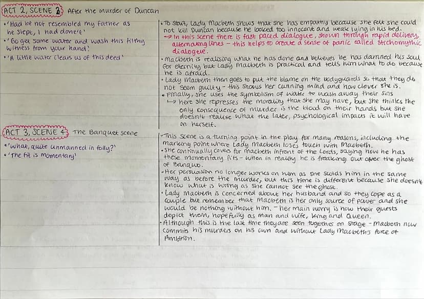 
<p>In the play "Macbeth," the character of Lady Macbeth is significant because she represents one of the few female characters in the play.