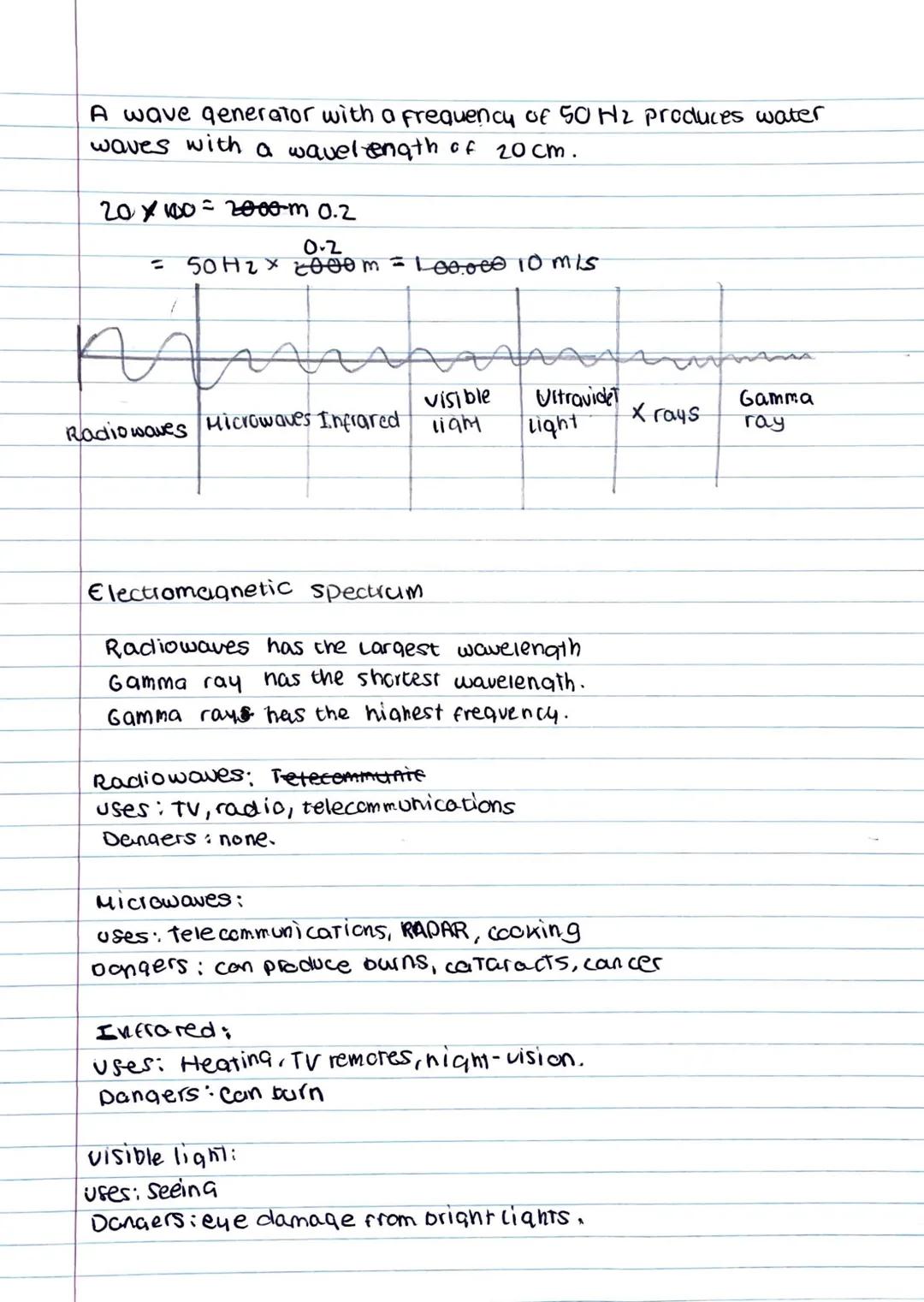The nature of waves
waves are vibrations (movements up and down) that move.
They transfer energy from one place to another.
There are lots o