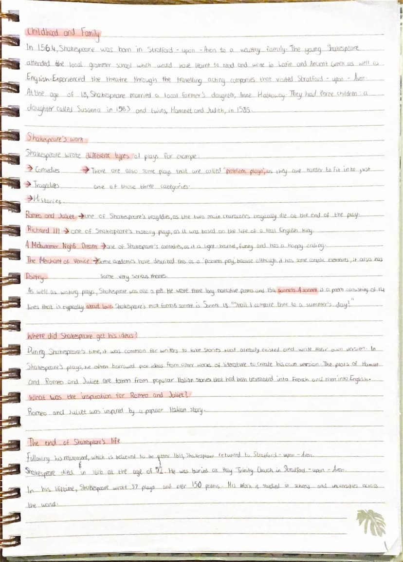 Did
know?
William Shakespeare used different.
spellings for his name. He signed
himself Shakespe, Shakspe Shanspere
and Shakespear.
→ Shakes