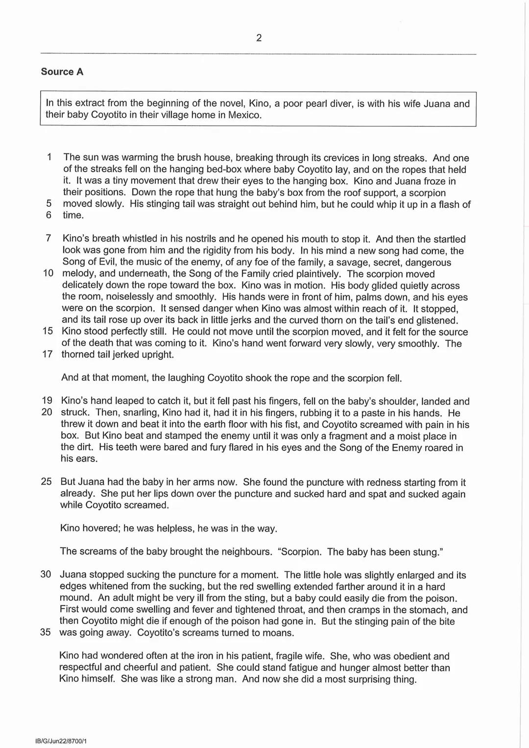 English Language Paper 1
Support Booklet
Fictional reading and writing
Name:...............
000000000000000000000000
This booklet comprises