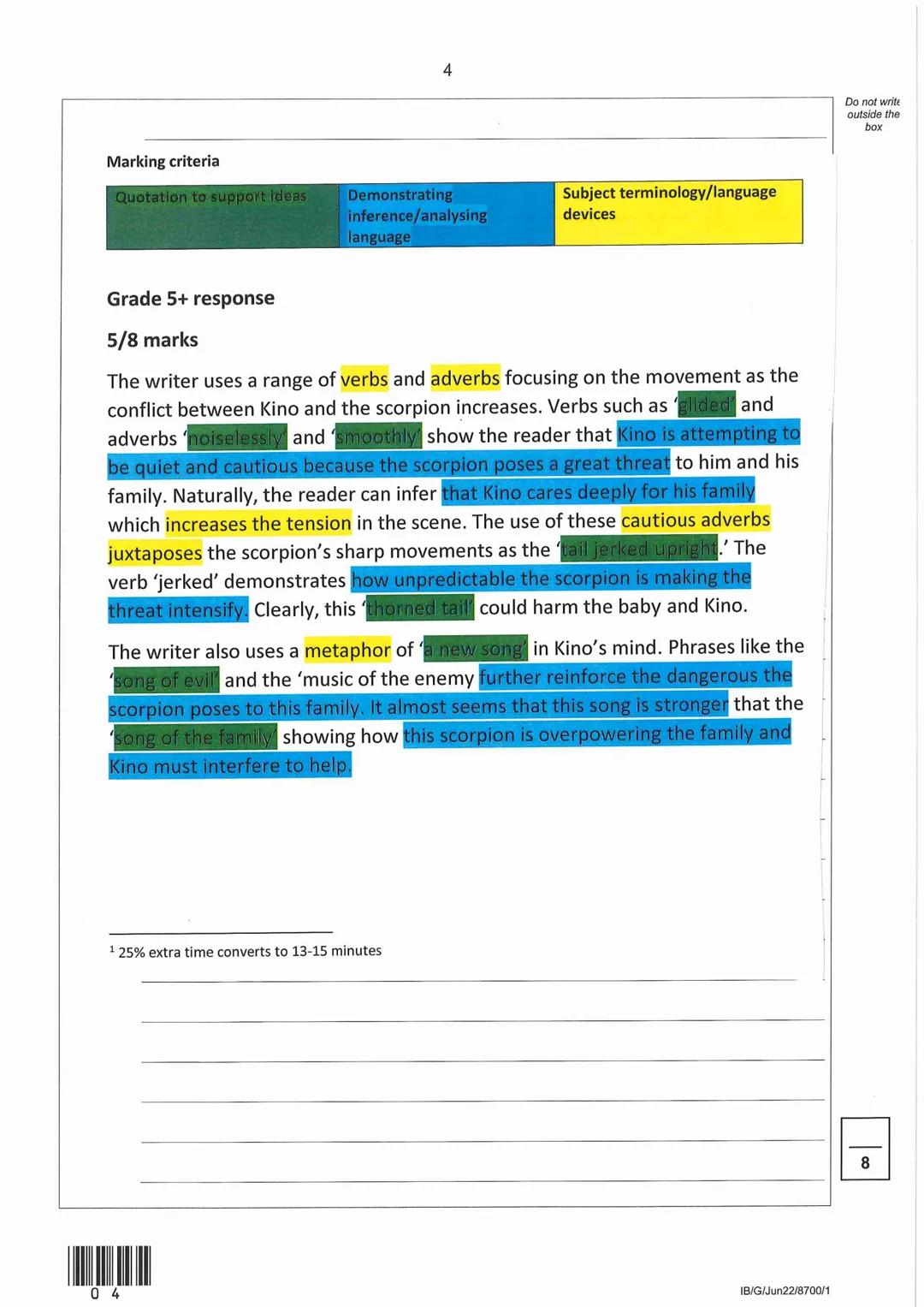 English Language Paper 1
Support Booklet
Fictional reading and writing
Name:...............
000000000000000000000000
This booklet comprises