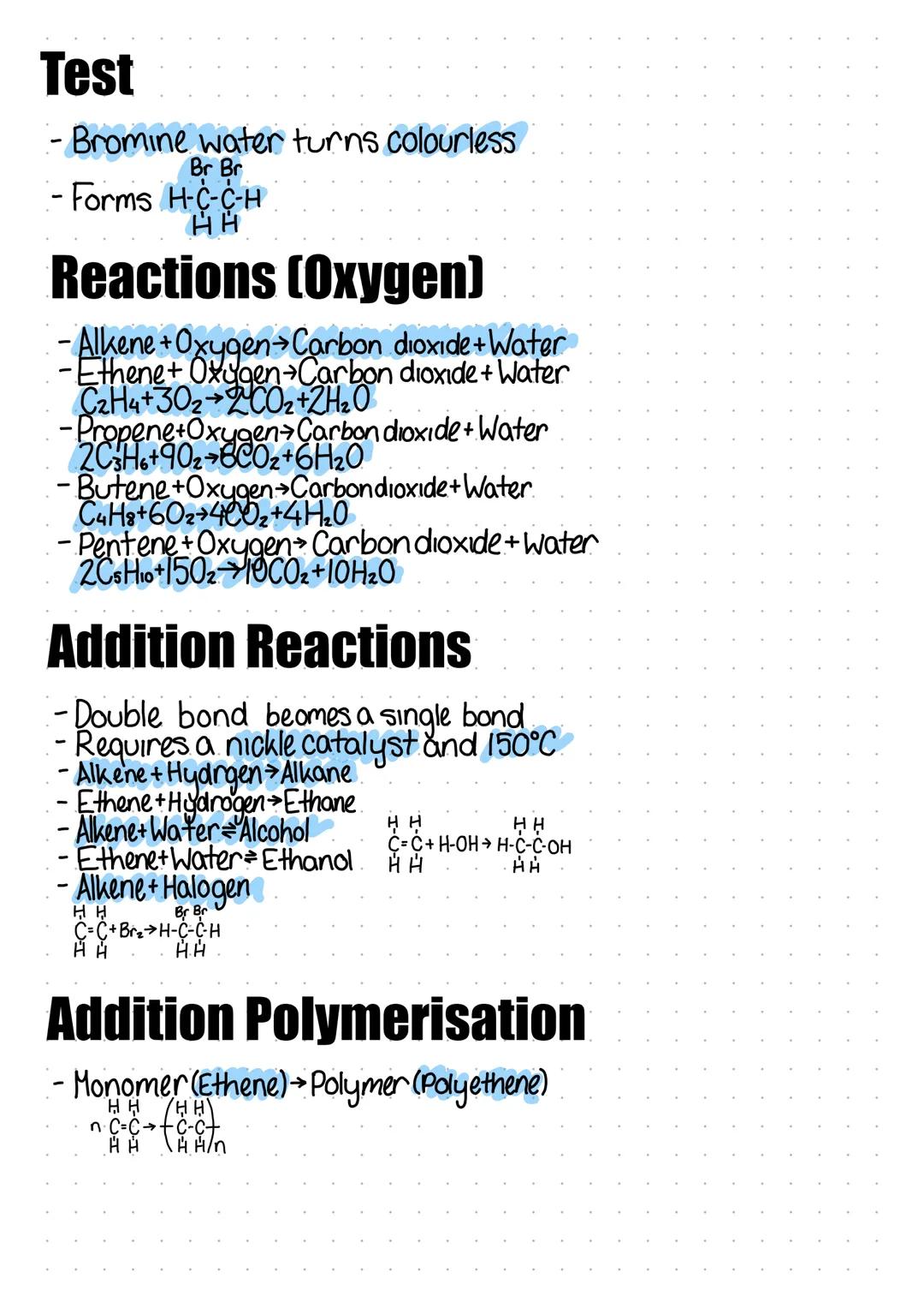 Alkanes & Alkenes
Alkanes
- Homologus series
- General Formula: CnHโn+2
Saturated bonds
- Methane: H
H-C-H
ะ
- Ethane: ะะ
H-C-C-H
AA
Propane