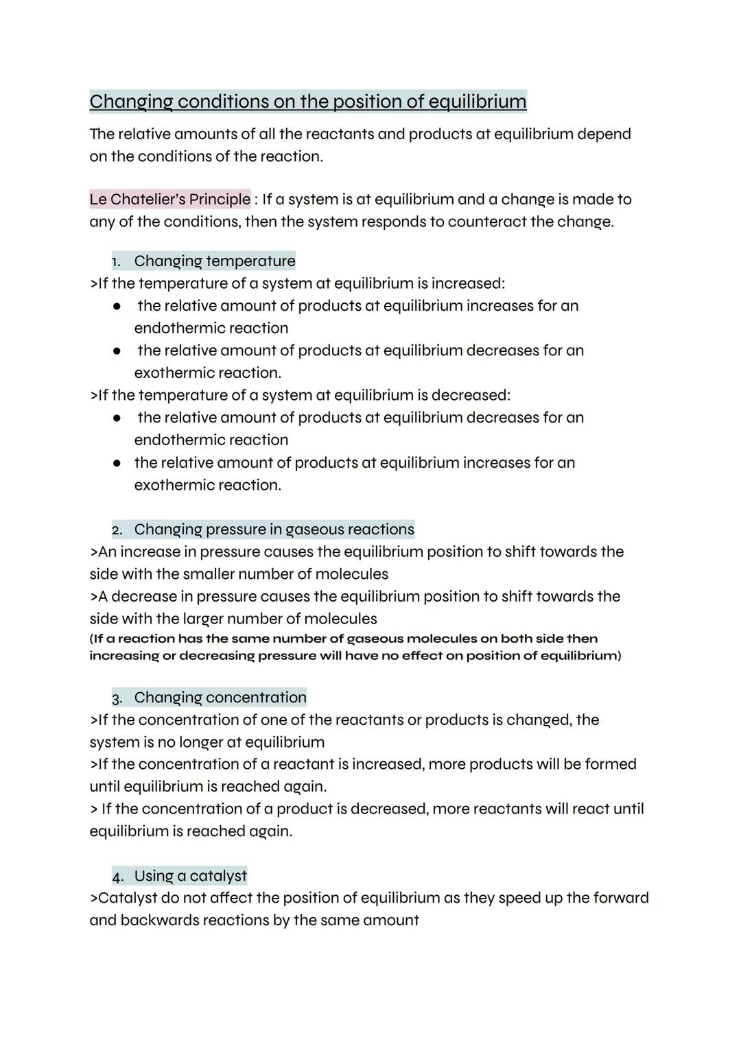 Paper 2: Revision notes and exam questions
Topic 6: The rate and extent of chemical change
Rate of reaction = quantity of product formed/ ti