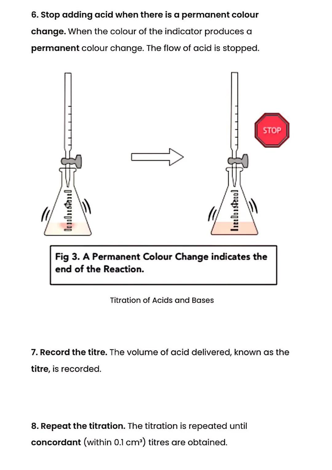 Titrations
Titration of Acids and Bases
What is Titration?
A titration is an experiment through which the concentration
of an unknown acid o