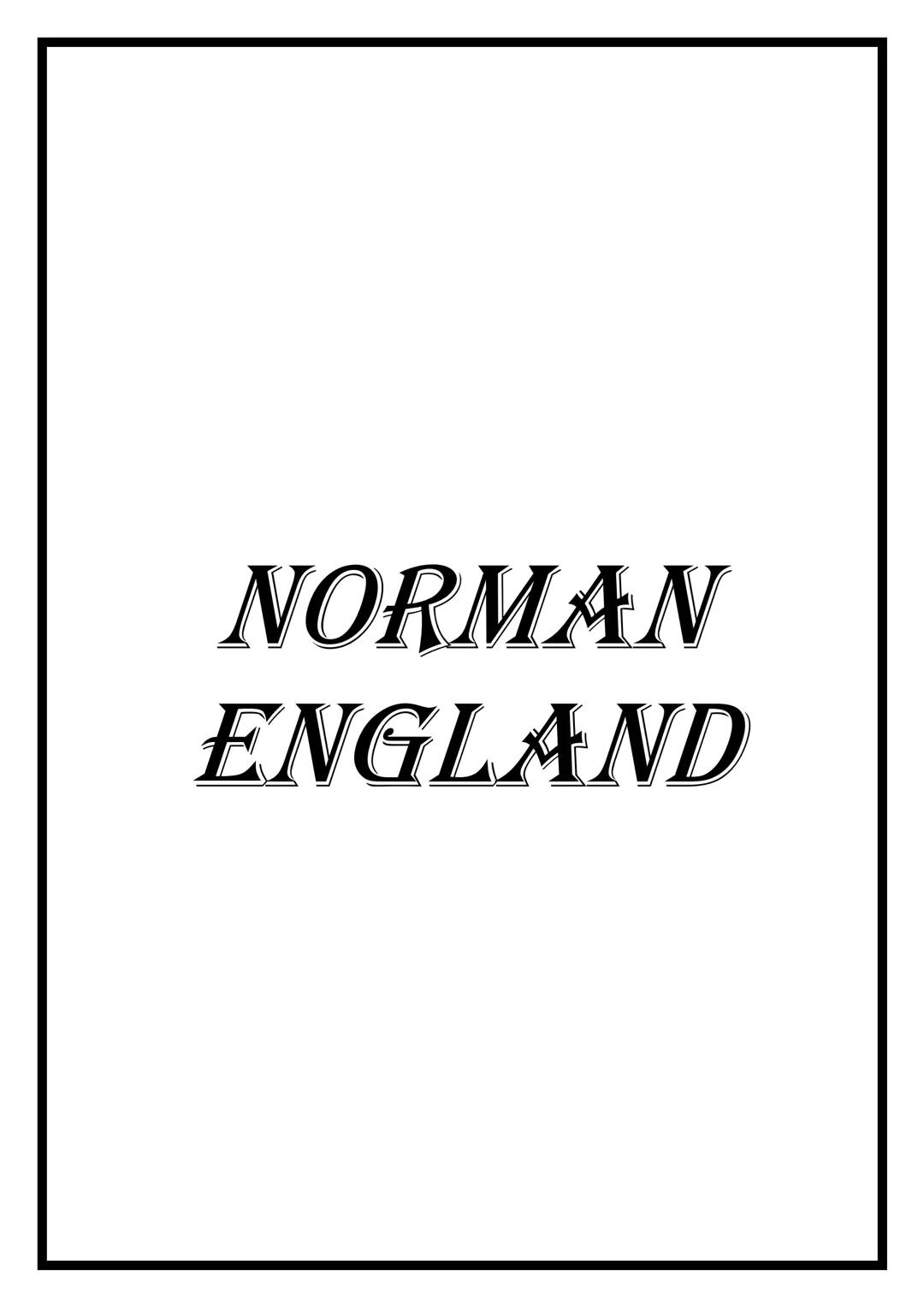 Norman England Revision booklet