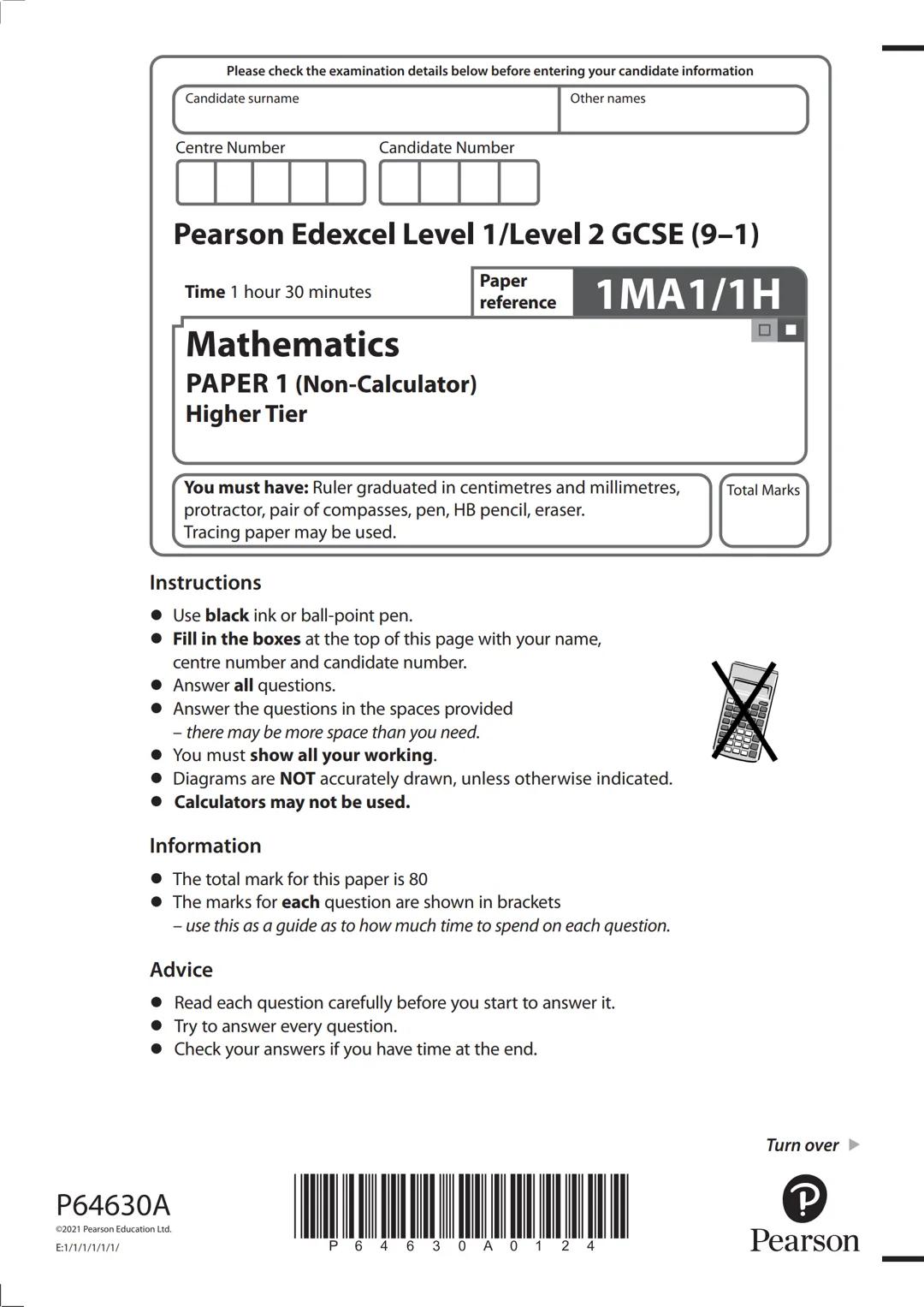 Please check the examination details below before entering your candidate information
Candidate surname
Other names
Centre Number
Candidate