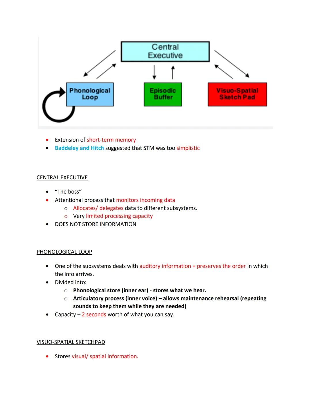 MEMORY
- CODING, CAPACITY, DURATION
- MSM OF MEMORY
- TYPES OF LTM
- WORKING MODEL OF MEMORY
- FORGETTING: INTERFERENCE
- FORGETTING: RETRI