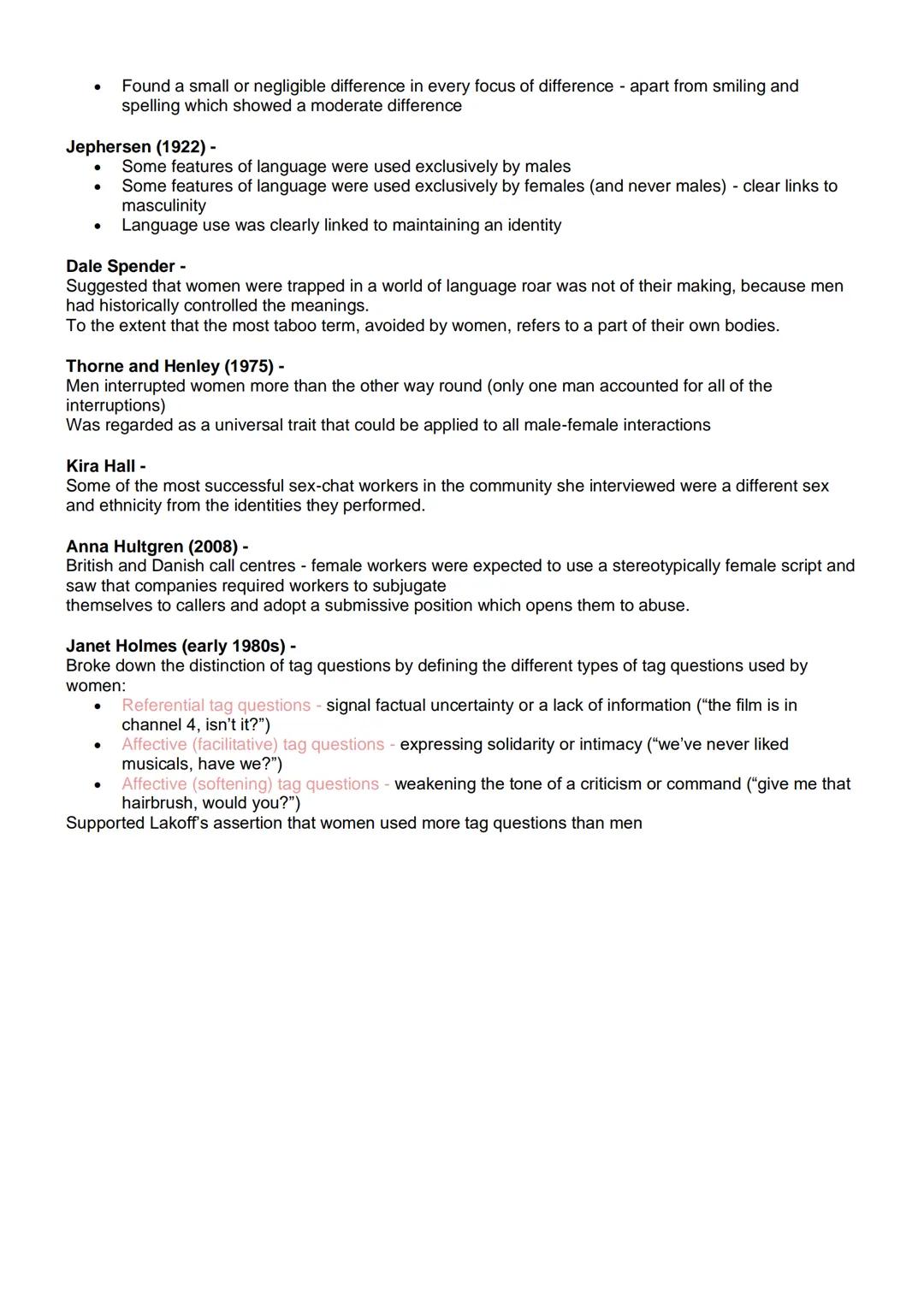 Labov's Martha's Vineyard Study 1961 - popular tourist island: pronunciation of diphthongs
/au/ and /ai/. Hen interviewed 69 people from dif