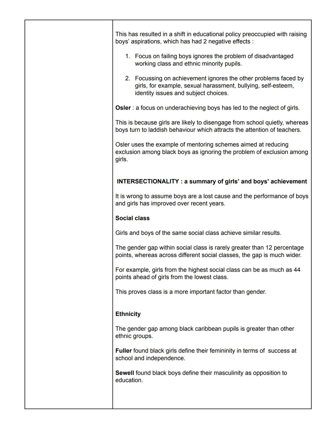 Sociology
Education
THE GENDER GAP IN
ACHIEVEMENT :
GIRLS' ACHIEVEMENT :
Gender can have a major impact on how we experience education.
Whil