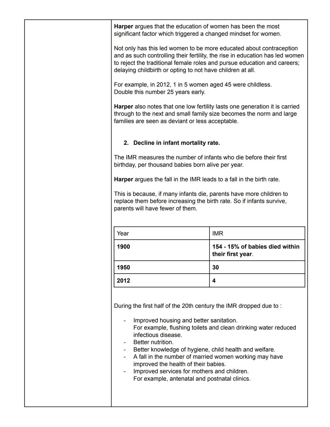 Sociology
Families and Households
NET MIGRATION
The difference between
the number of
immigrants and the
number of emigrants.
BIRTHS :
The fa