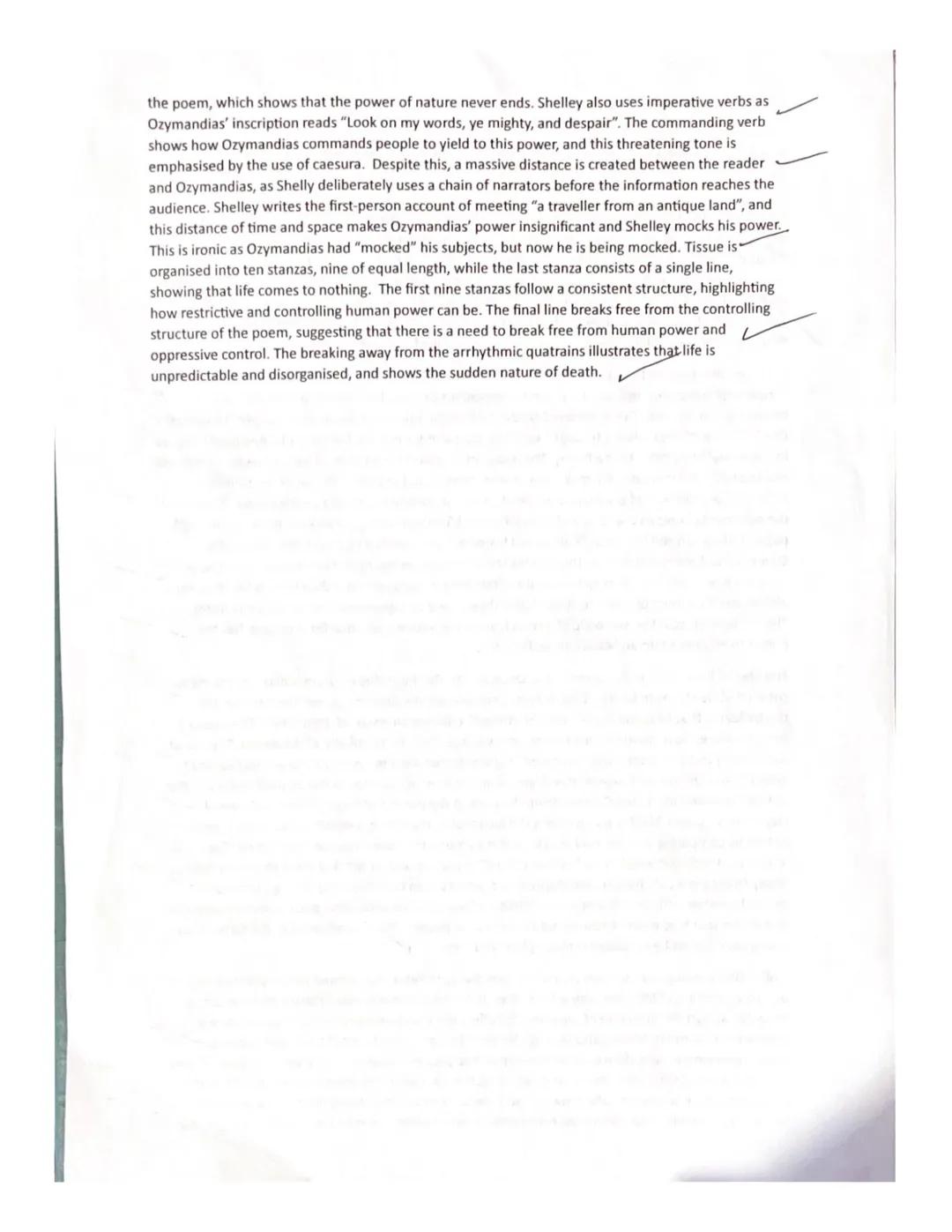 How does the poet present ideas of power and life in the poem Tissue and Ozymandias?
Both the poems Tissue and Ozymandias explore the idea t
