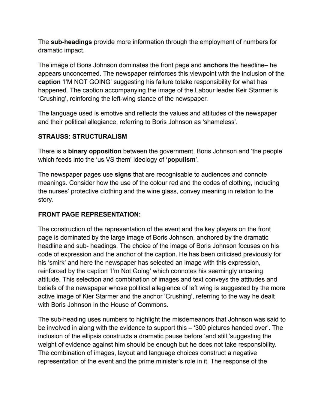 # THE DAILY MIRROR:
## POLITICAL CONTEXT
The political context of newspapers is reflected in the way in which stories are selected
and how