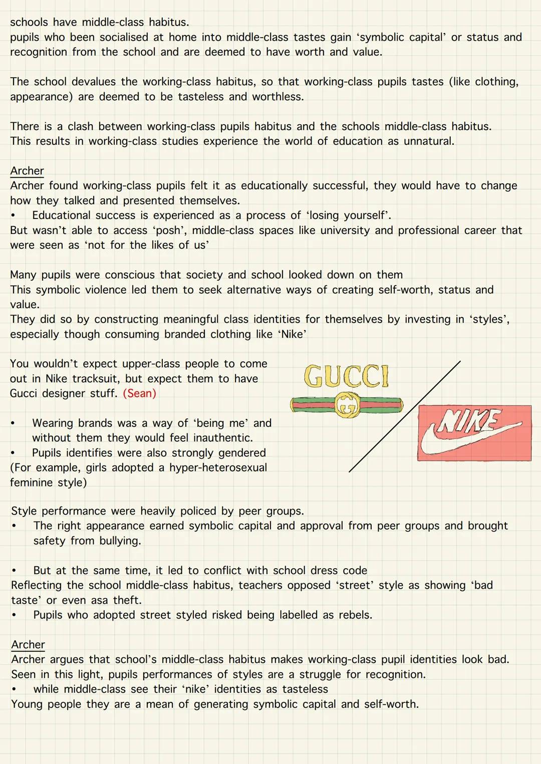 # Class and achievement (internal factors)
## Labelling
To label someone is by attaching a meaning or definitions someone.
Teacher may lab