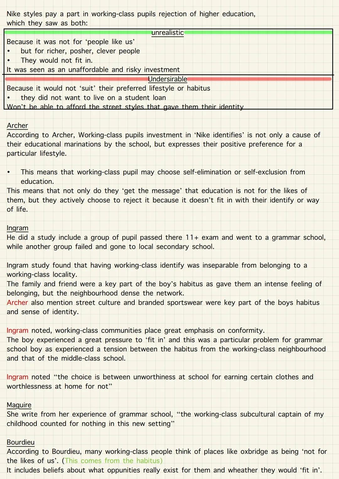 # Class and achievement (internal factors)
## Labelling
To label someone is by attaching a meaning or definitions someone.
Teacher may lab