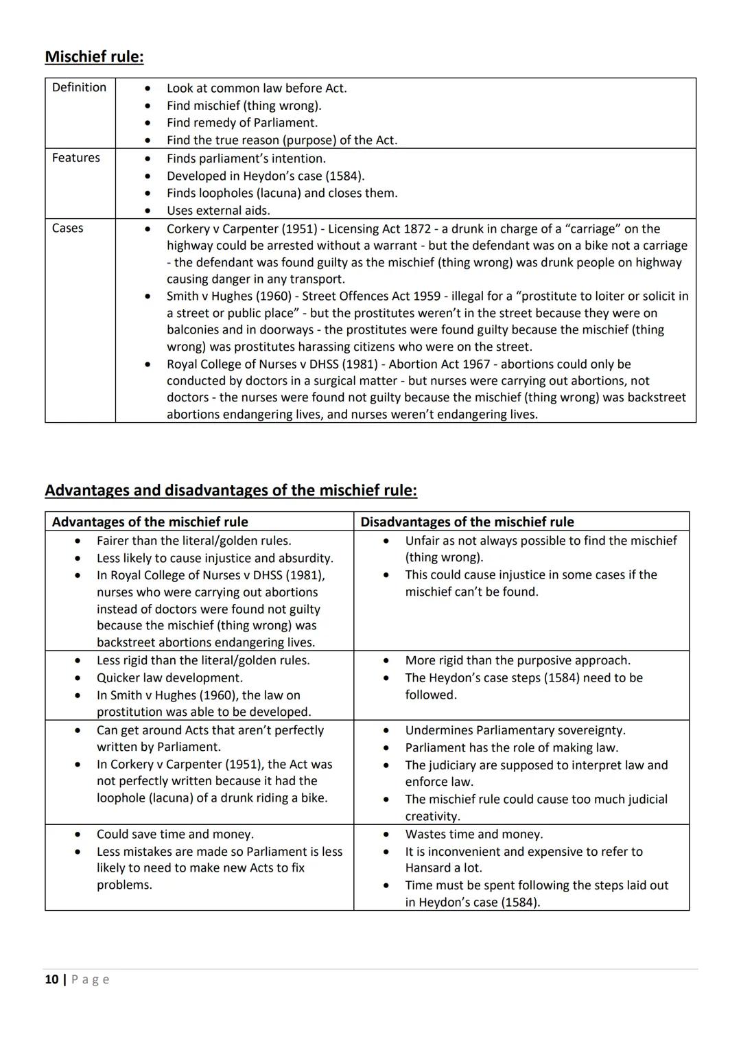 A-Level Law - Paper 2 Section A Revision Guide (OCR)
The mechanics of precedent:
Stare decisis
•
•
To stand by matters that have been decide