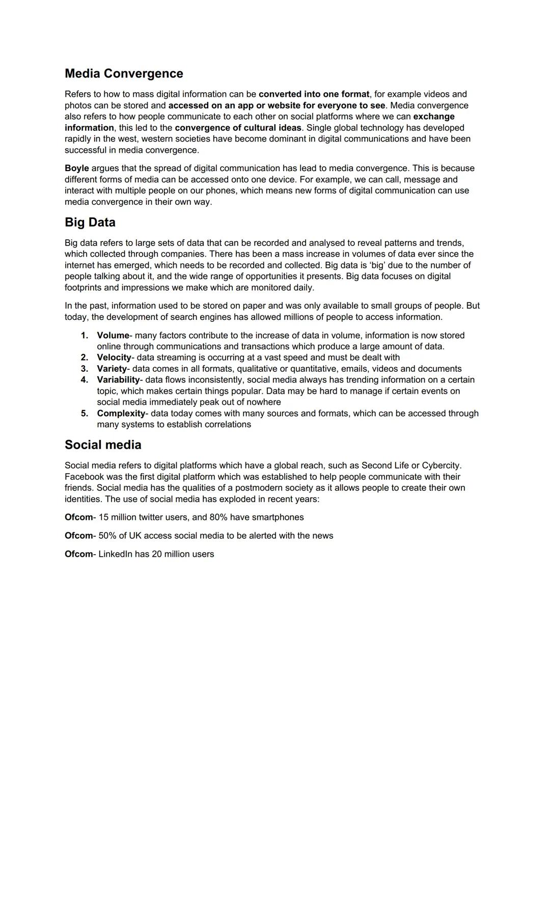 Globalisation and Digital Communications
Problems defining globalisation
It occurs everywhere at once
It's a positive process
It leads to so