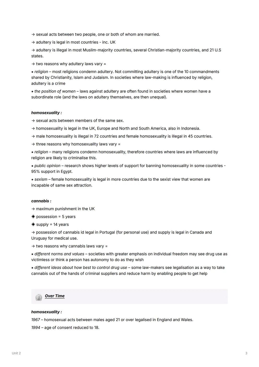 Unit 2
Unit 2
Norms, Values and Moral Codes
norms: expected behaviours, actions, and choices within a specified space/ society - e.g. please
