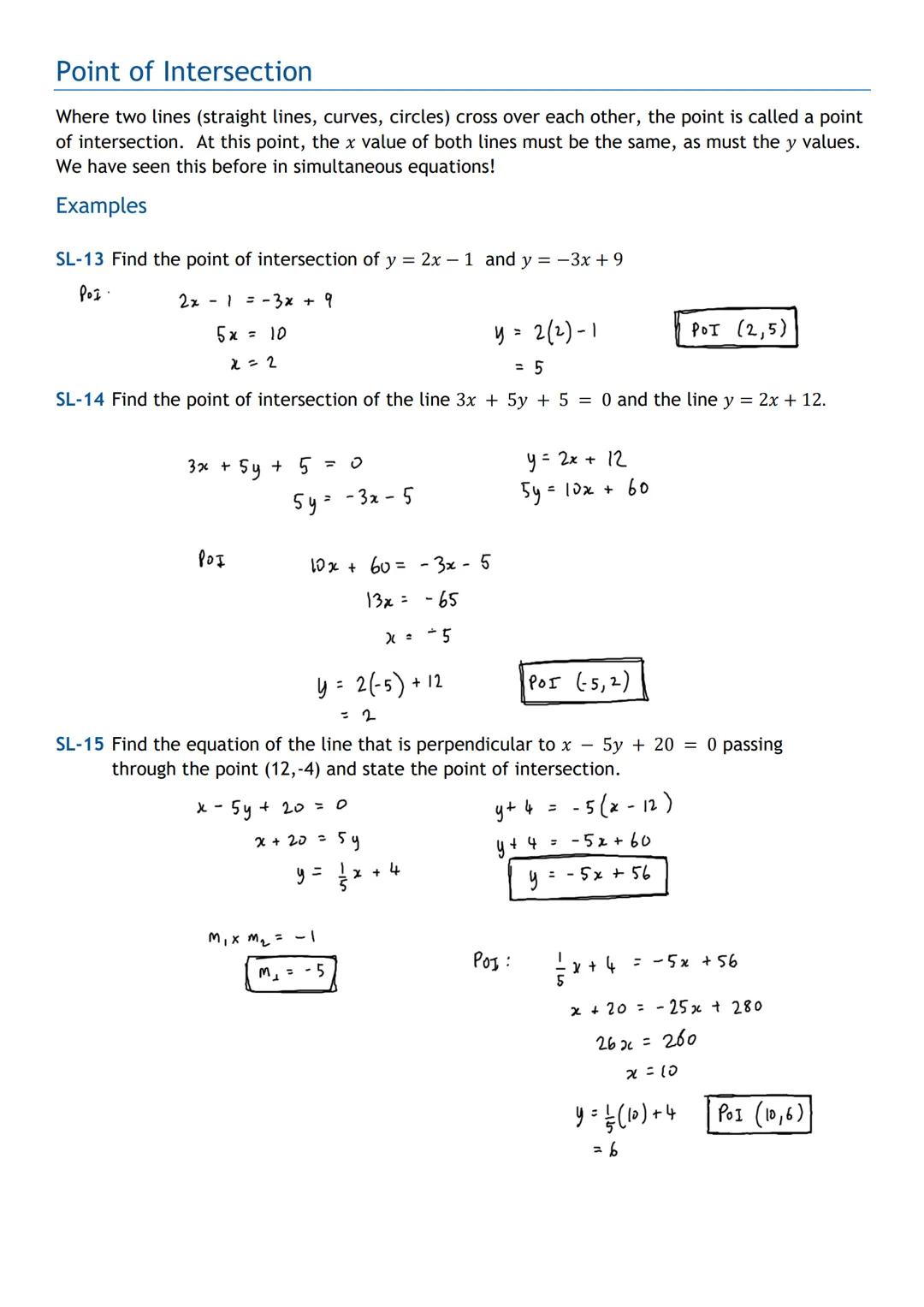 HIGHER MATHS
Straight Line
Notes with Examples
Mr Miscandlon
gw13miscandlondavid@glow.sch.uk Distance Formula
Given any two distinct coordin