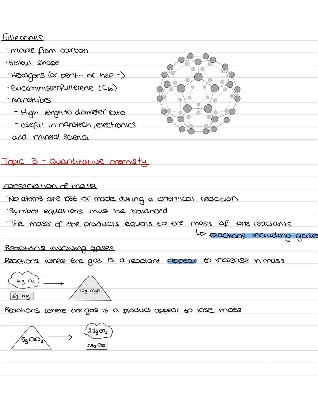 Unit 1 - Atomic structure and the periodic table
Atoms Elements and compounds
· All substances are made of atoms
· An atom is the smallest