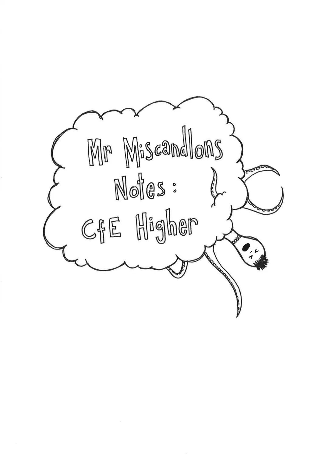 Mr Miscandlons
Notes:
C&E Higher EQUATIONS:
= mx + c
y =
y-b = m (x-a)
Ax + By + C = 0
Straight Line
Where
m = Y₂-4₁ (gradient)
×2-×1
GRADIE