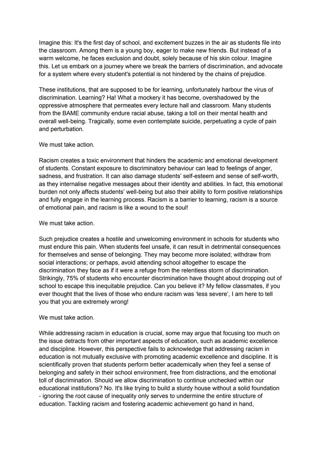 Imagine this: It's the first day of school, and excitement buzzes in the air as students file into
the classroom. Among them is a young boy,