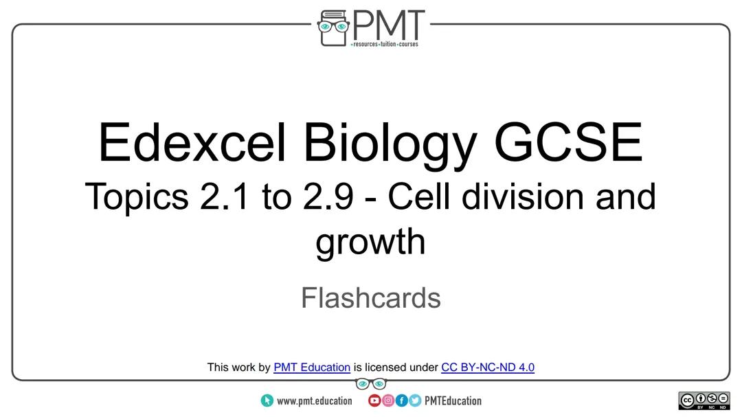Cell division and growth flashcards