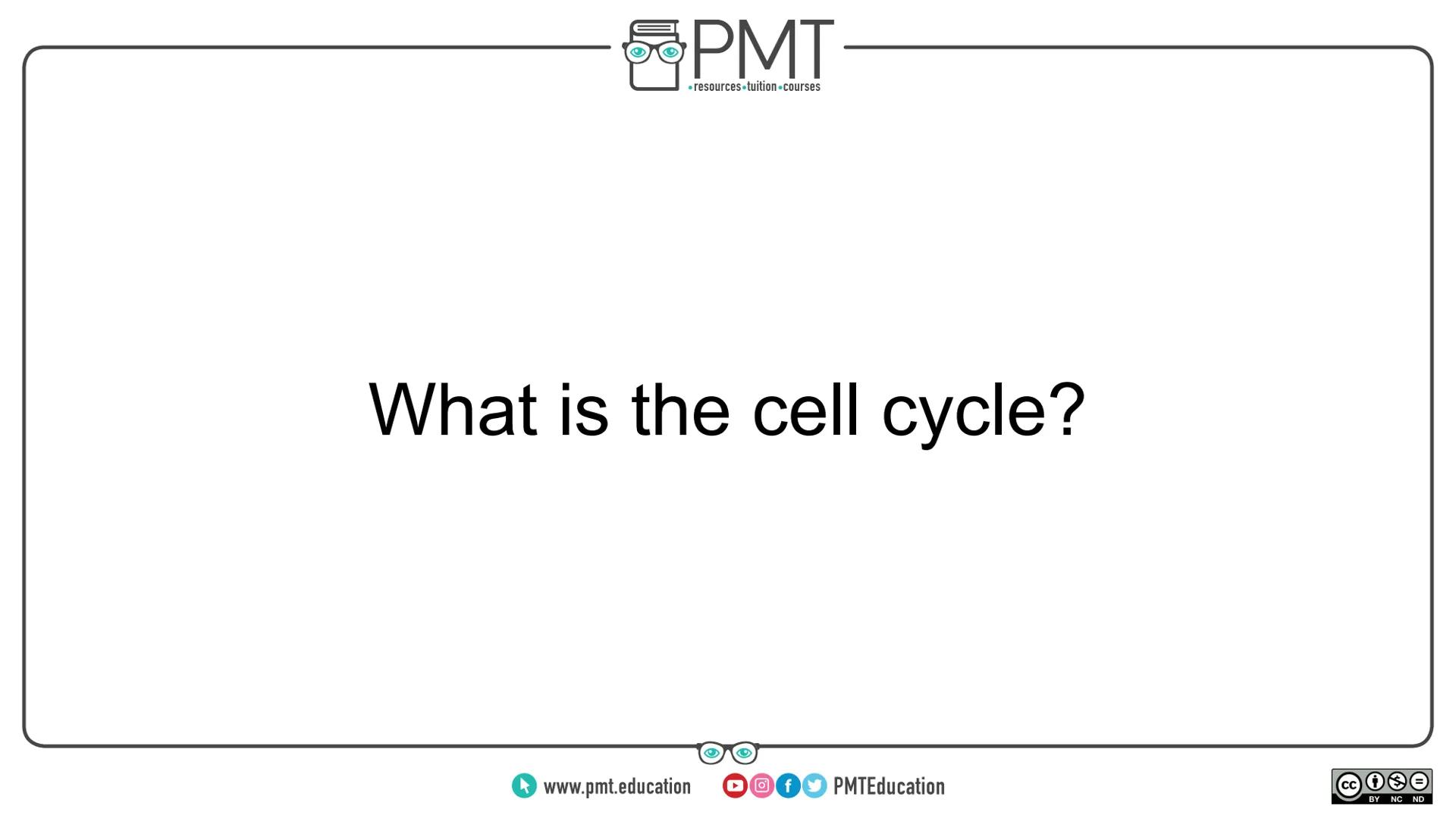 PMT
โซresources.tuition.courses
Edexcel Biology GCSE
Topics 2.1 to 2.9 - Cell division and
growth
Flashcards
This work by PMT Education is li
