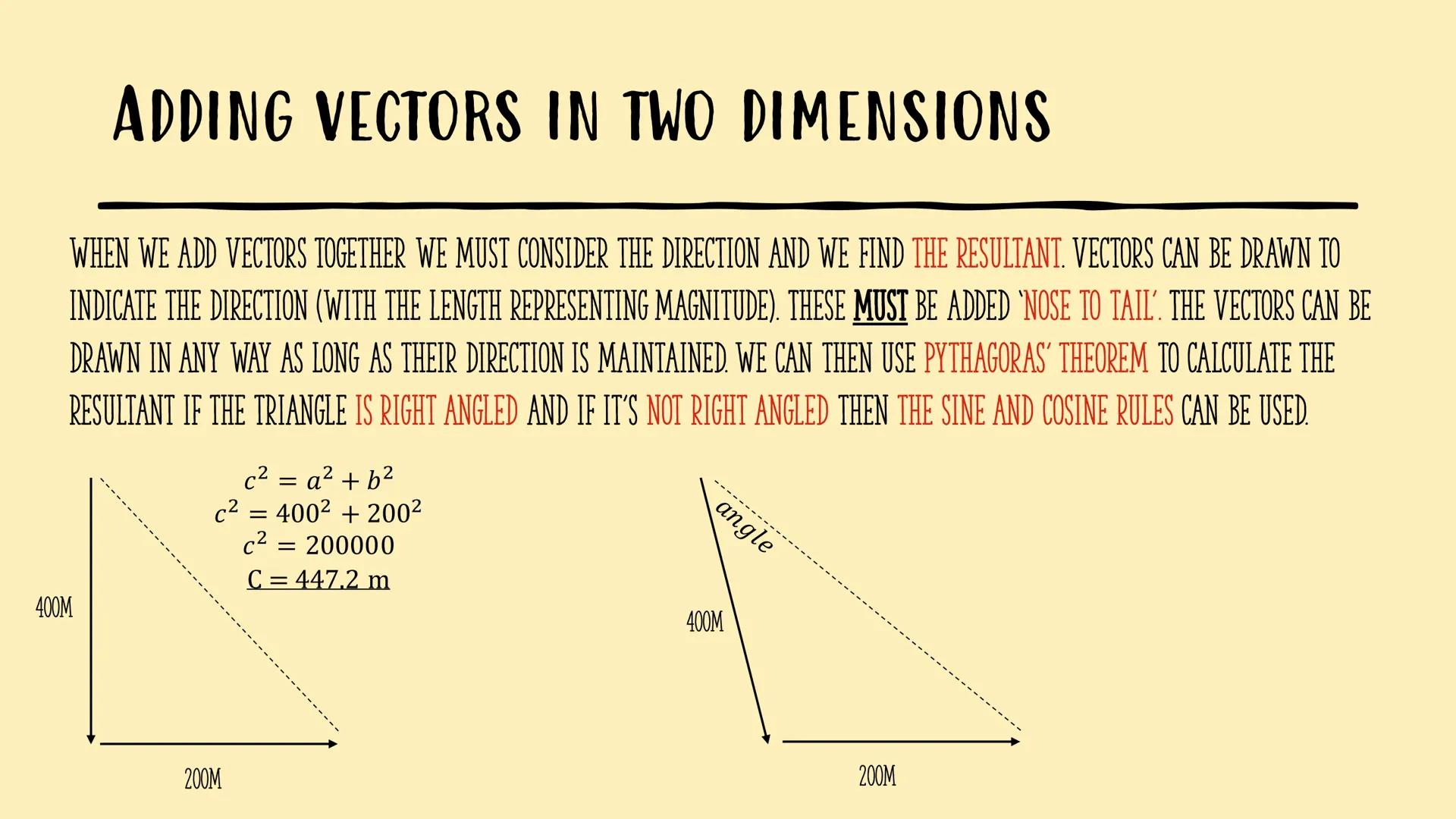 OUR DYNAMIC
UNIVERSE
HIGHER PHYSICS NOTES VECTORS AND SCALARS
OUR DYNAMIC UNIVERSE WHAT IS A VECTOR AND SCALAR?
•
A SCALAR IS A QUANTITY WIT