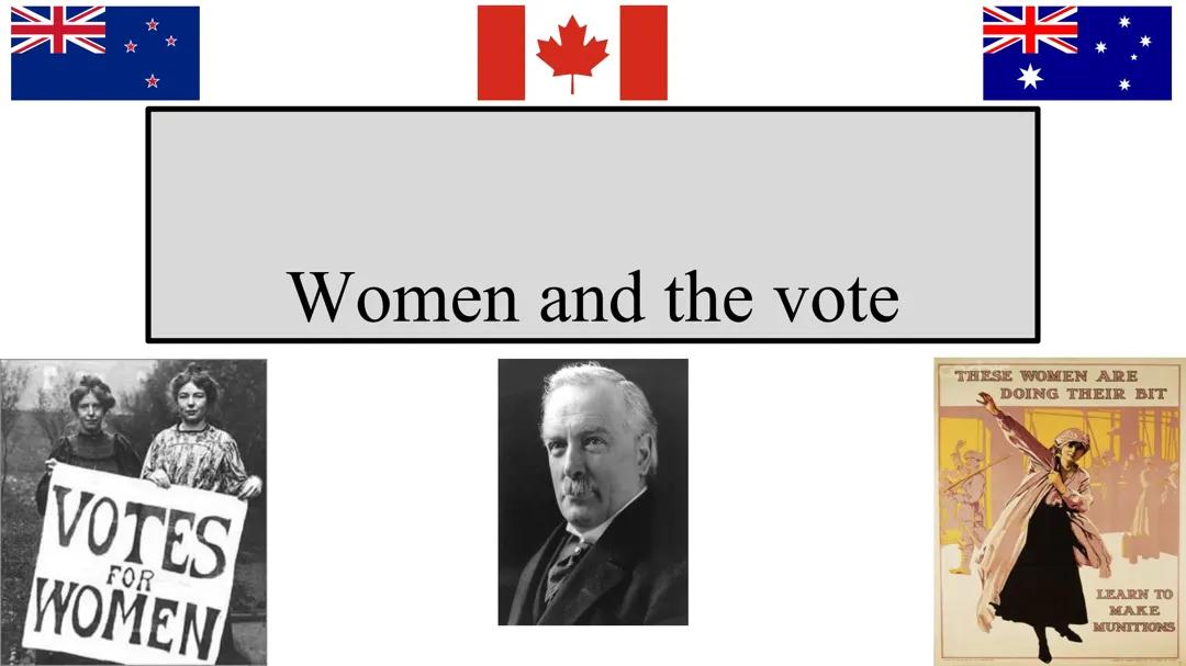 Women and the vote